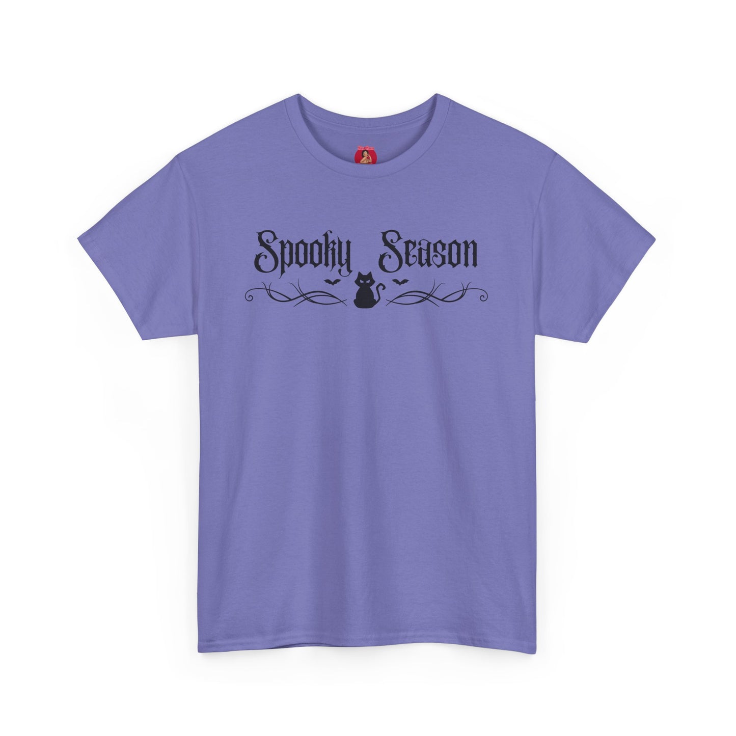 T-Shirt Spooky Season Black Kitty Tribal Unisex Tee