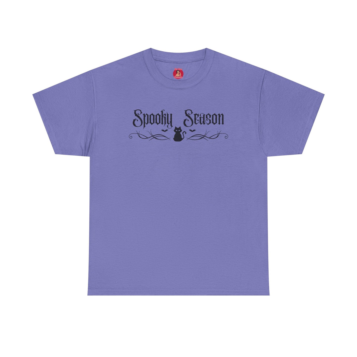 T-Shirt Spooky Season Black Kitty Tribal Unisex Tee