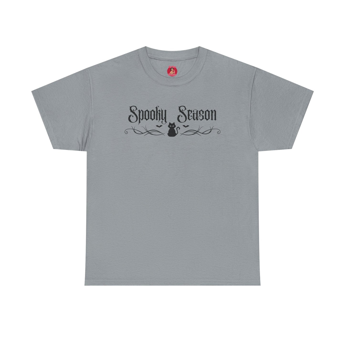 T-Shirt Spooky Season Black Kitty Tribal Unisex Tee