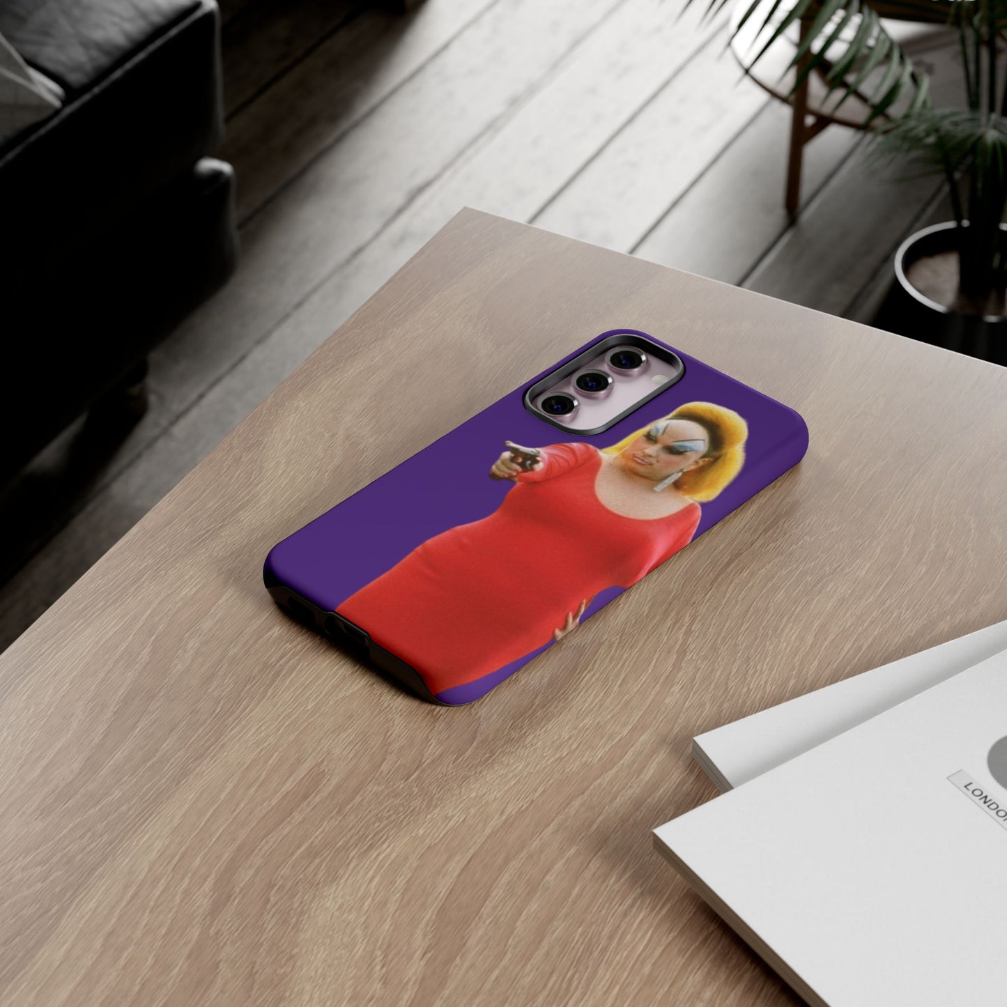 Divine Pink Flamingos John Waters Samsung Galaxy phone case