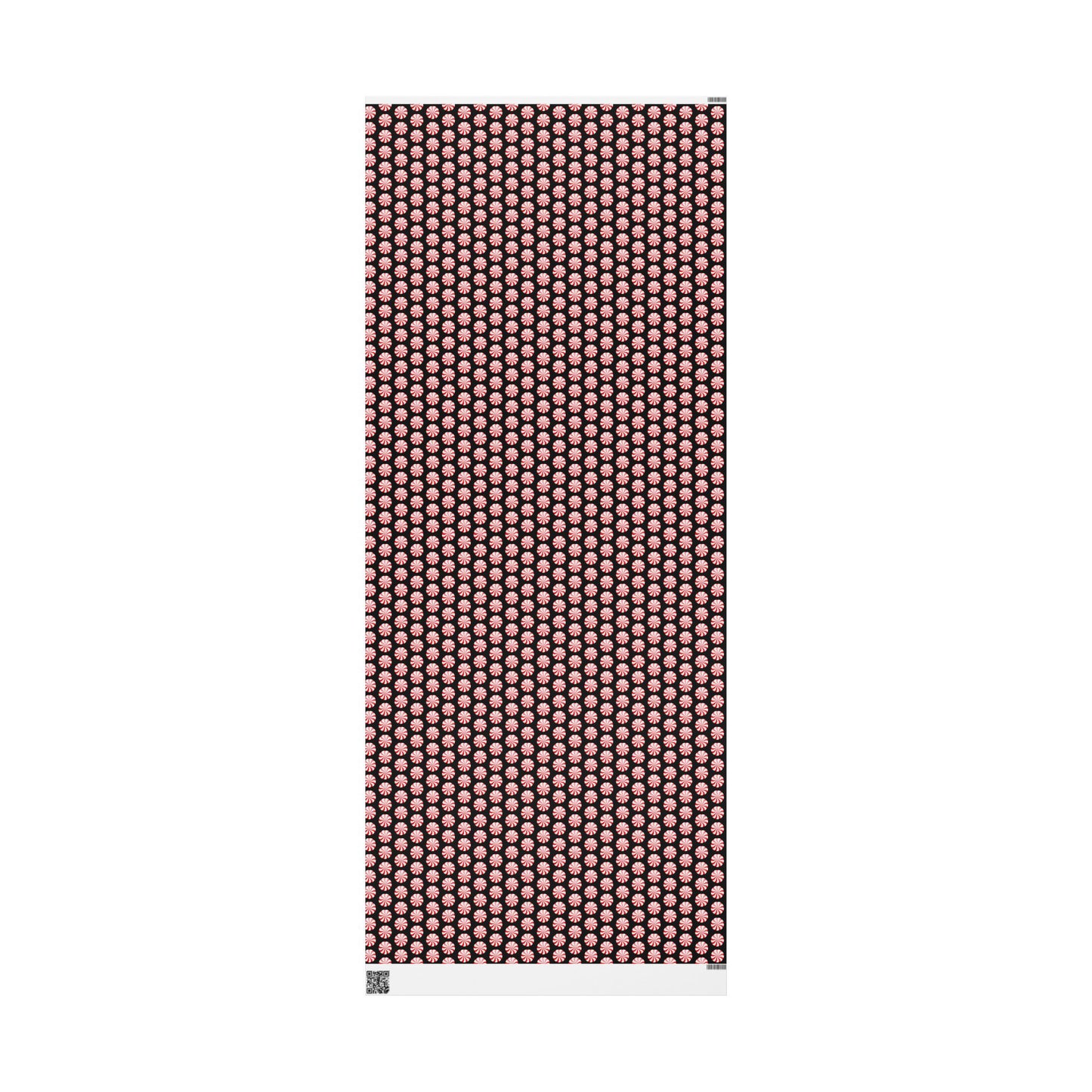 Gift Wrap - Peppermint Goth Christmas Pattern