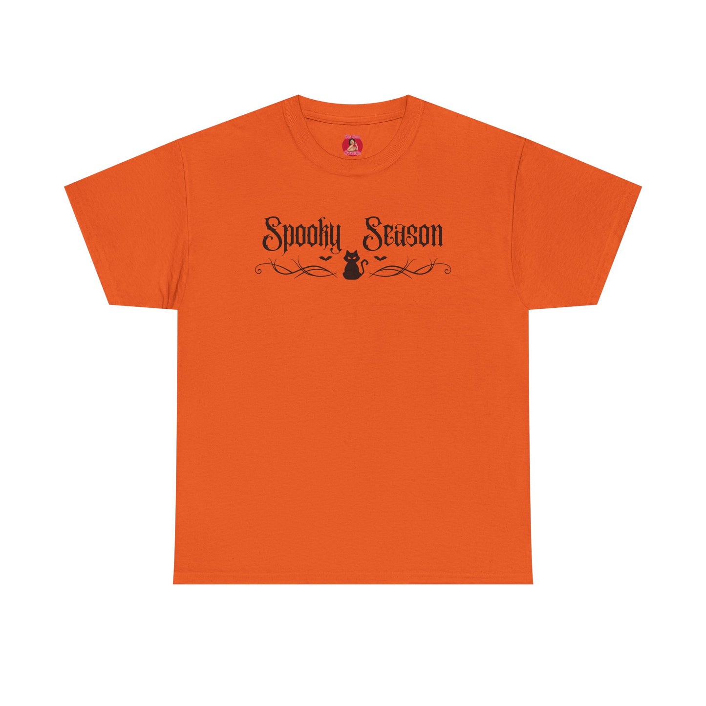 T-Shirt Spooky Season Black Kitty Tribal Unisex Tee