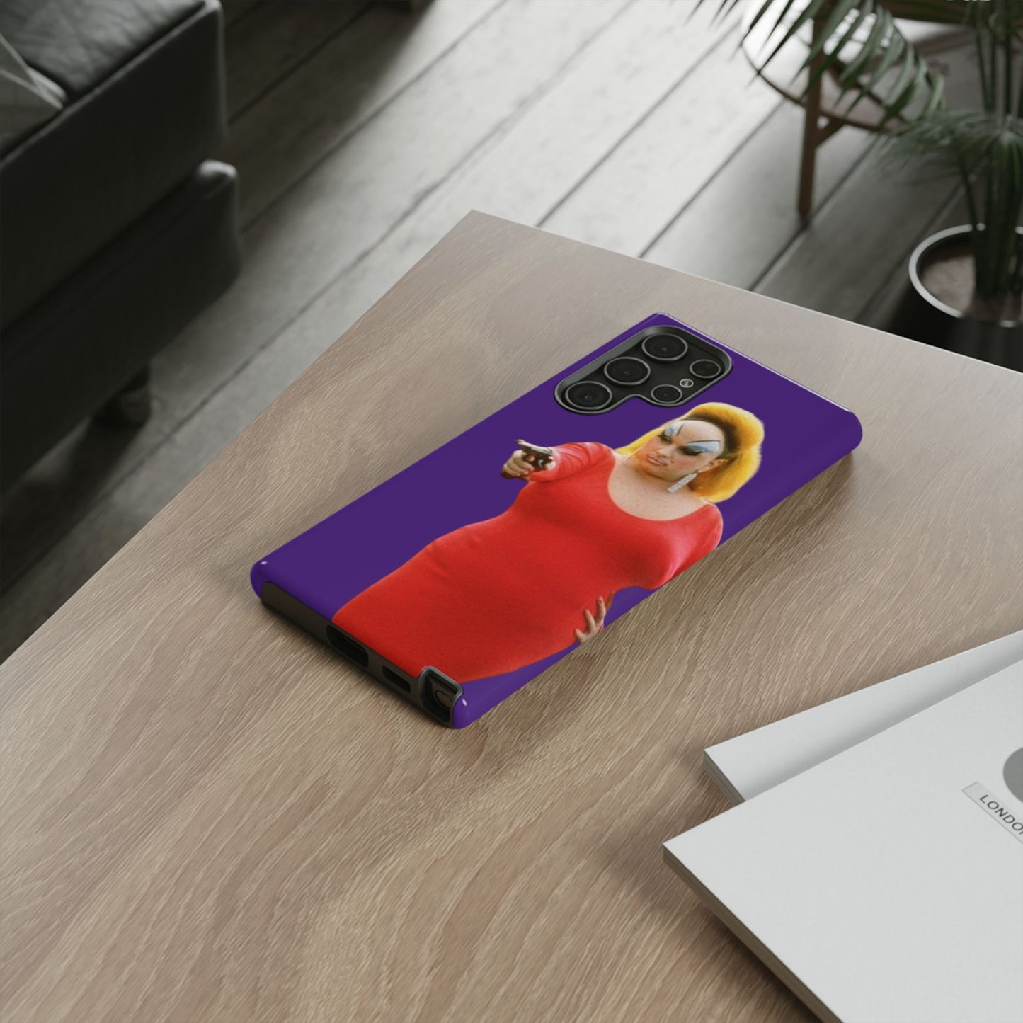 Divine Pink Flamingos John Waters Samsung Galaxy phone case