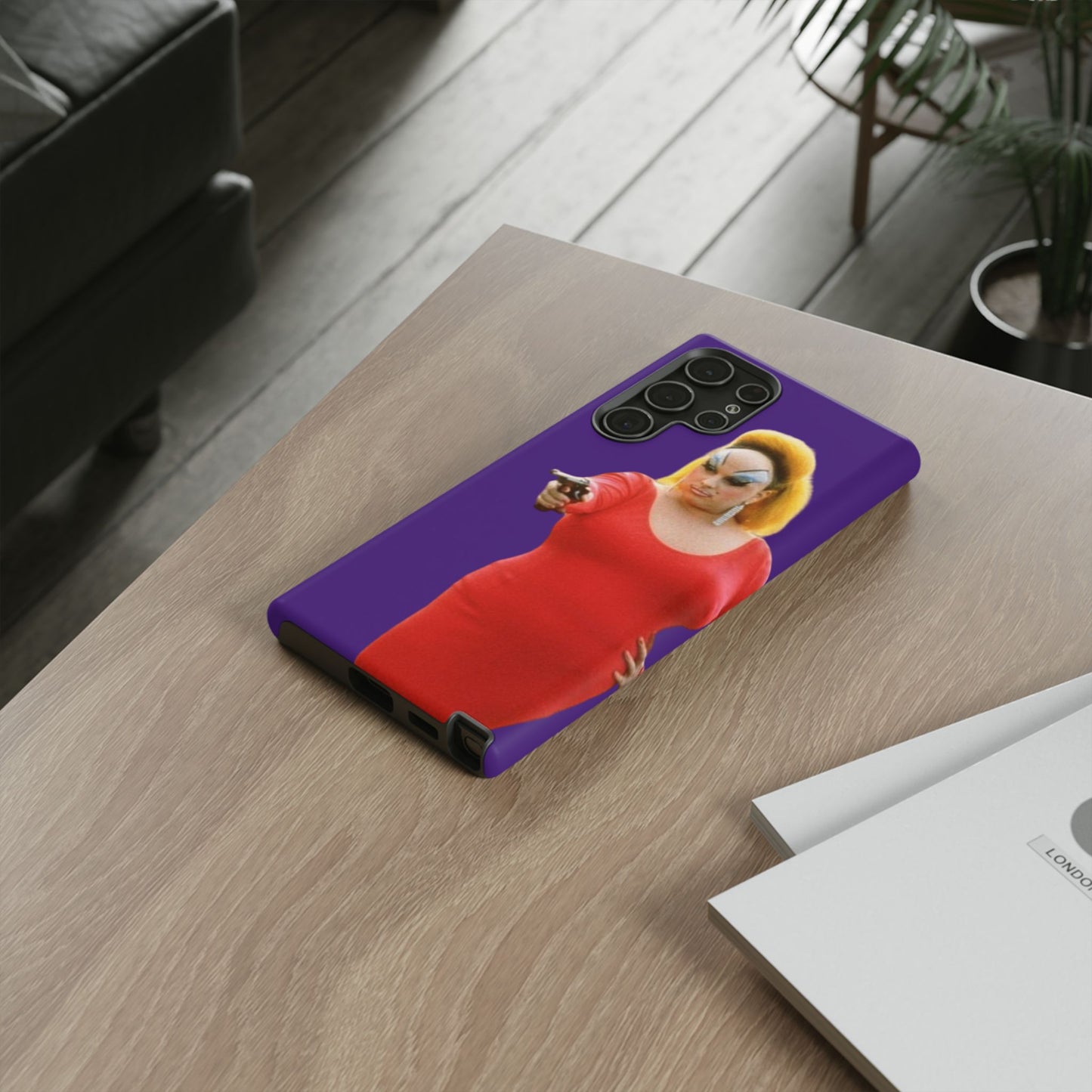 Divine Pink Flamingos John Waters Samsung Galaxy phone case