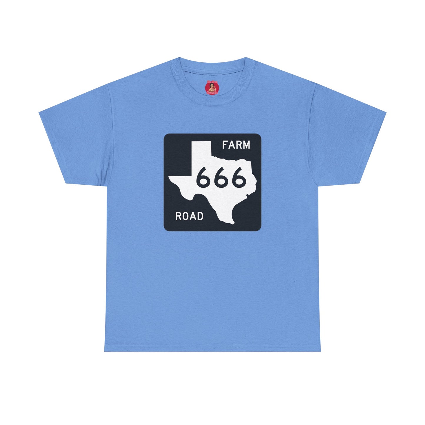 Texas Farm Road 666 Sign, Highway to Hell, Hail Satan Unisex T-shirt