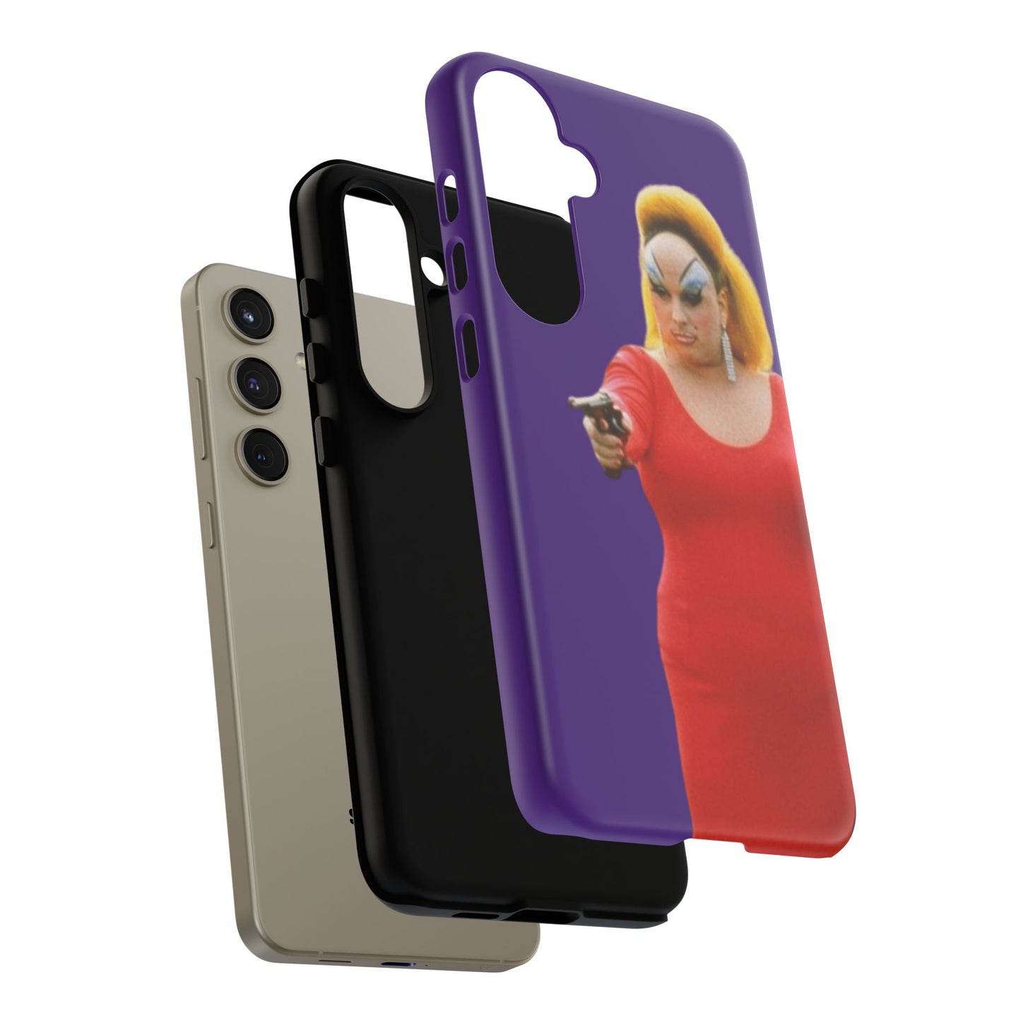 Divine Pink Flamingos John Waters Samsung Galaxy phone case