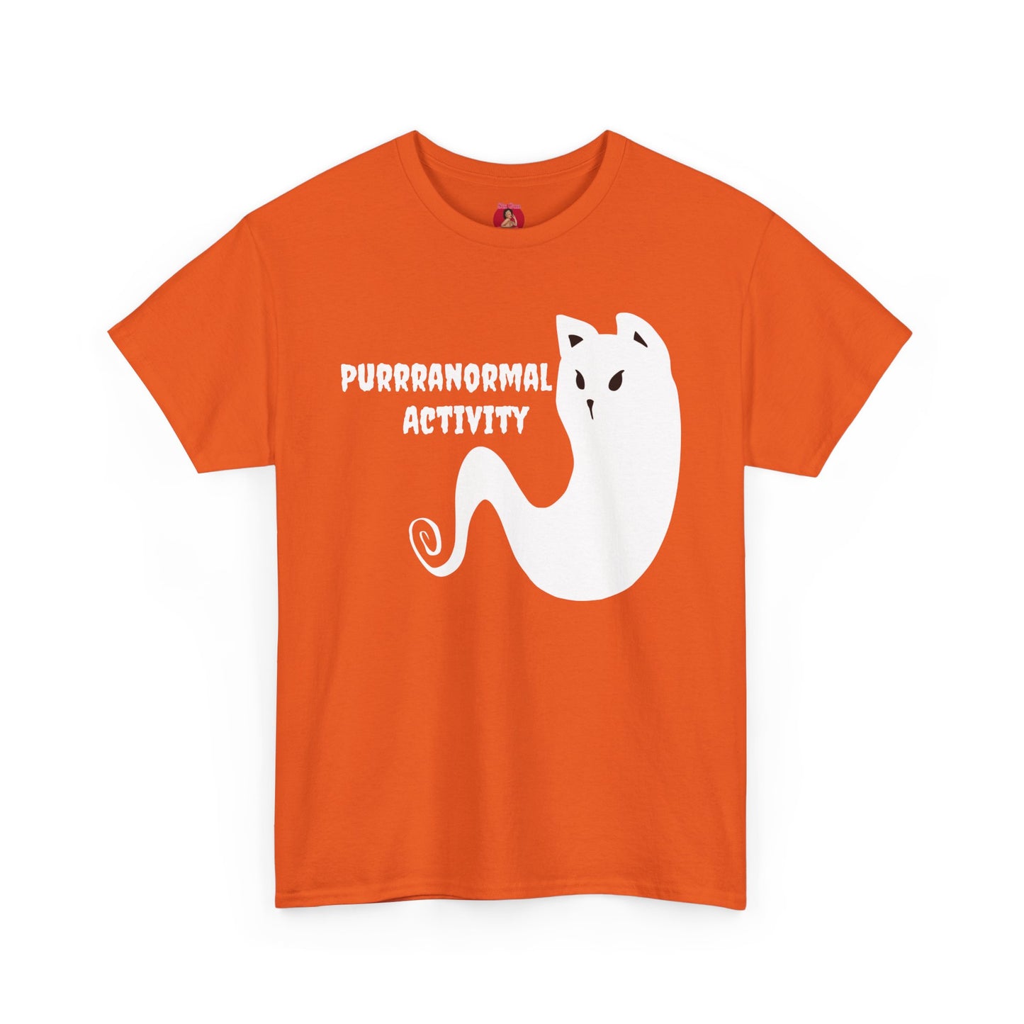 Cat Ghost Unisex Tee, Halloween Shirt, Cute Paranormal Activity Top, Ghostly Kitty T-shirt, Spooky Tee for Cat Lovers