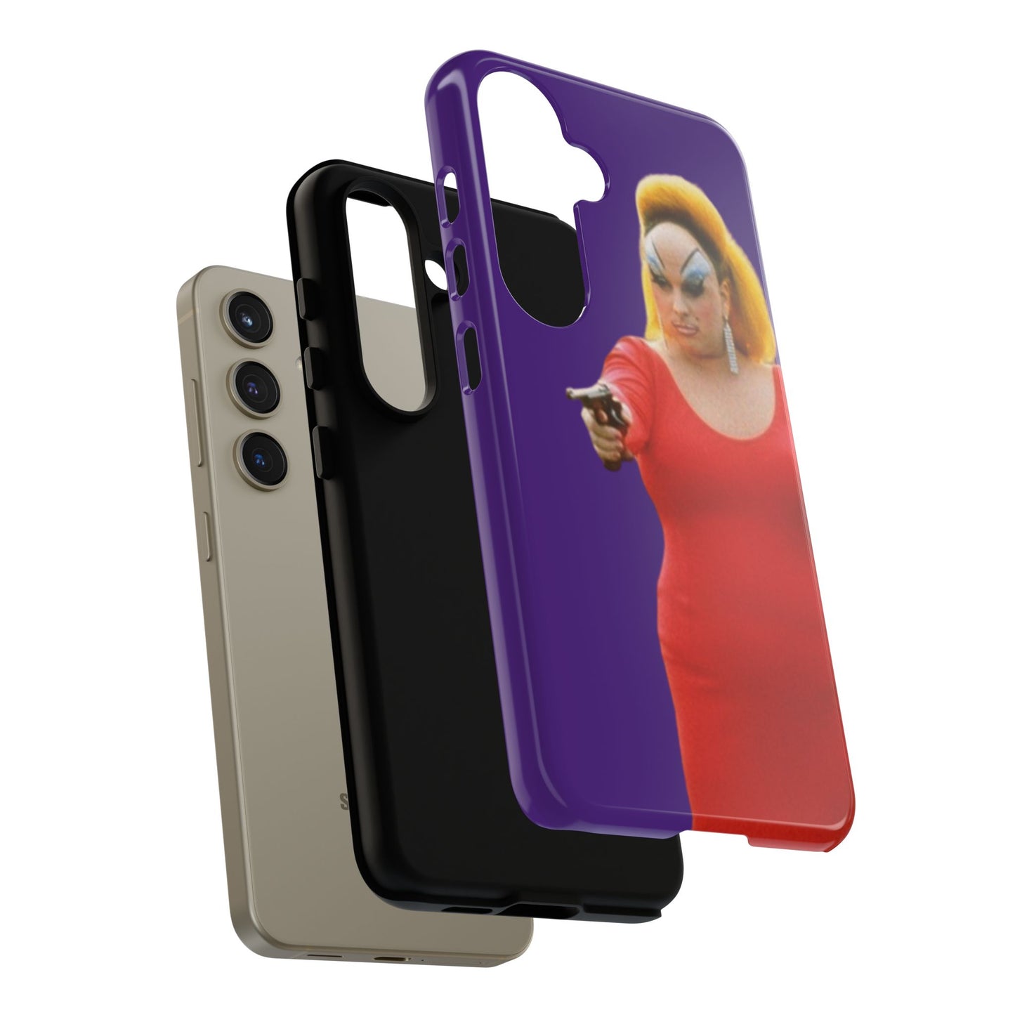 Divine Pink Flamingos John Waters Samsung Galaxy phone case