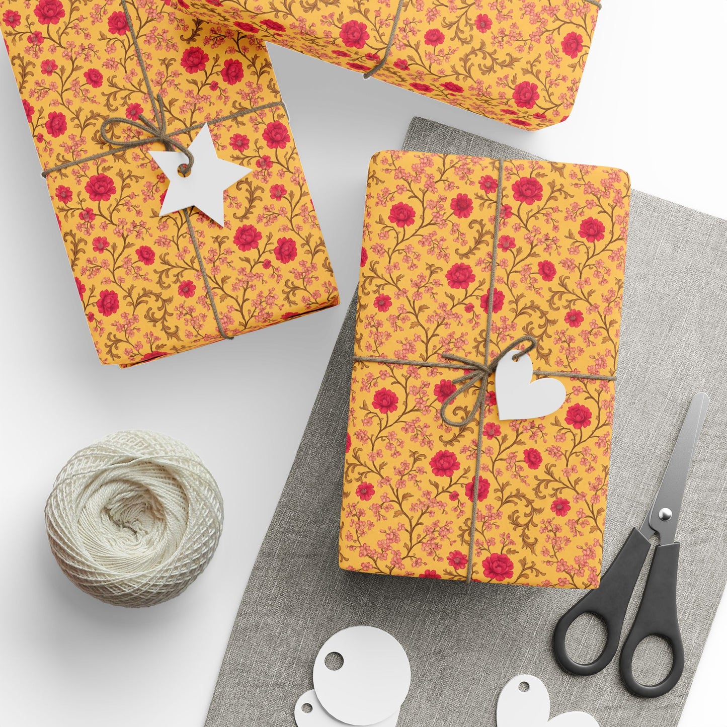 Vintage Floral Gift Wrap