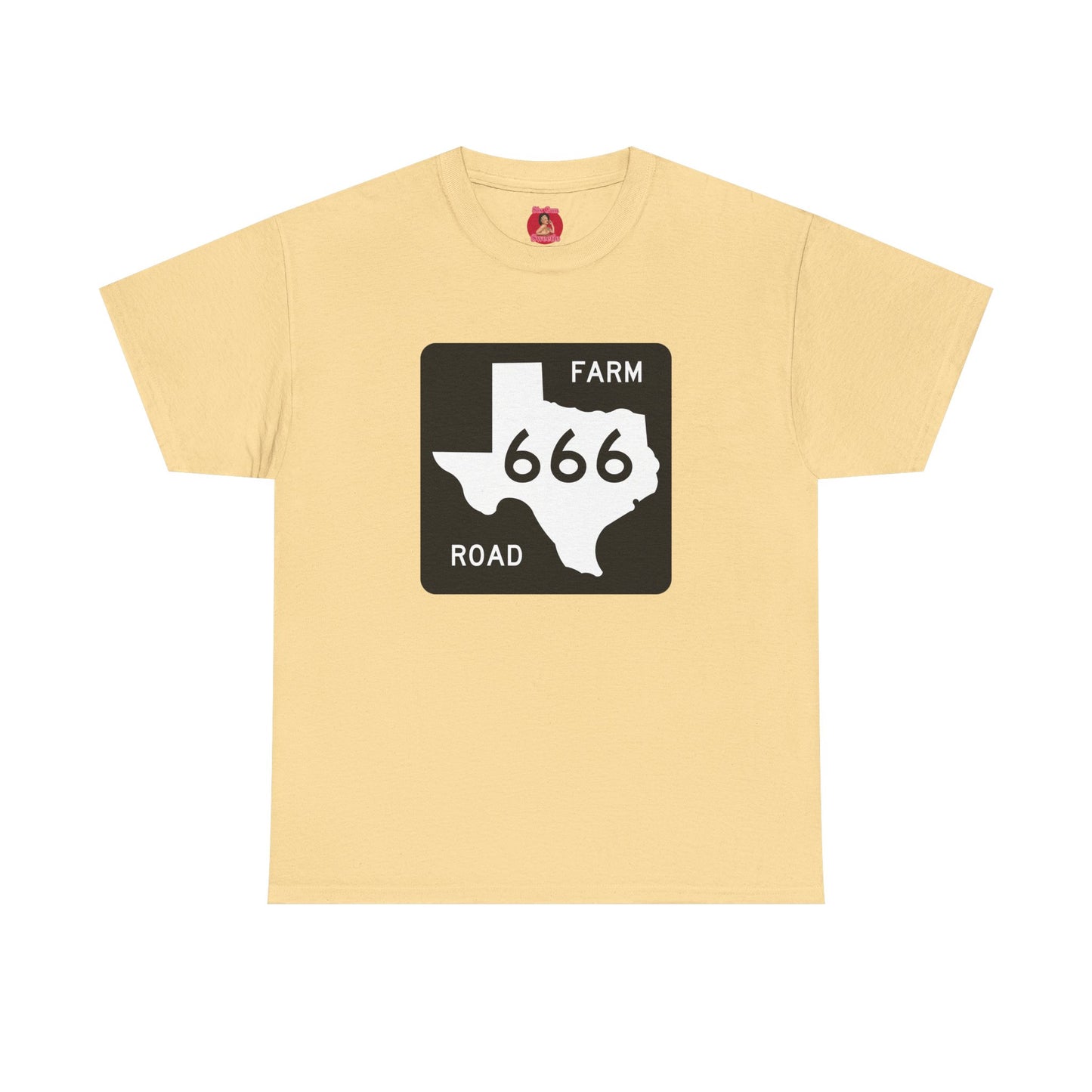 Texas Farm Road 666 Sign, Highway to Hell, Hail Satan Unisex T-shirt