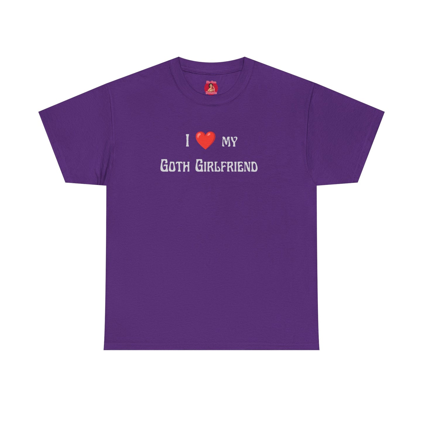 I love my Goth Girlfriend t-shirt Halloween costume T-shirt fun dating gift unique style