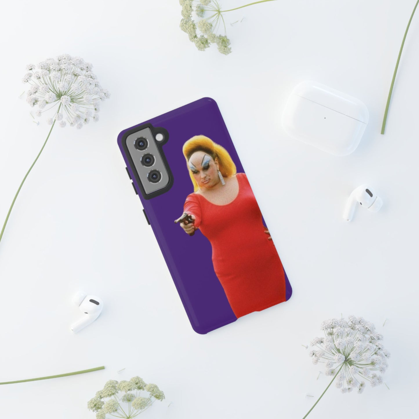 Divine Pink Flamingos John Waters Samsung Galaxy phone case