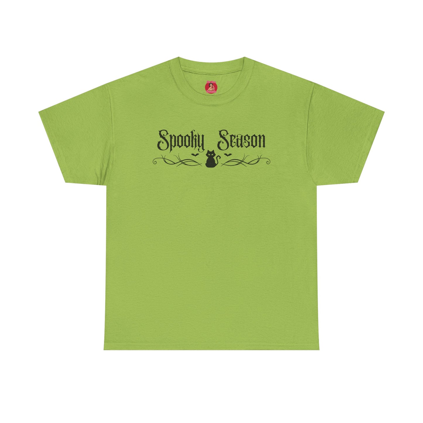 T-Shirt Spooky Season Black Kitty Tribal Unisex Tee