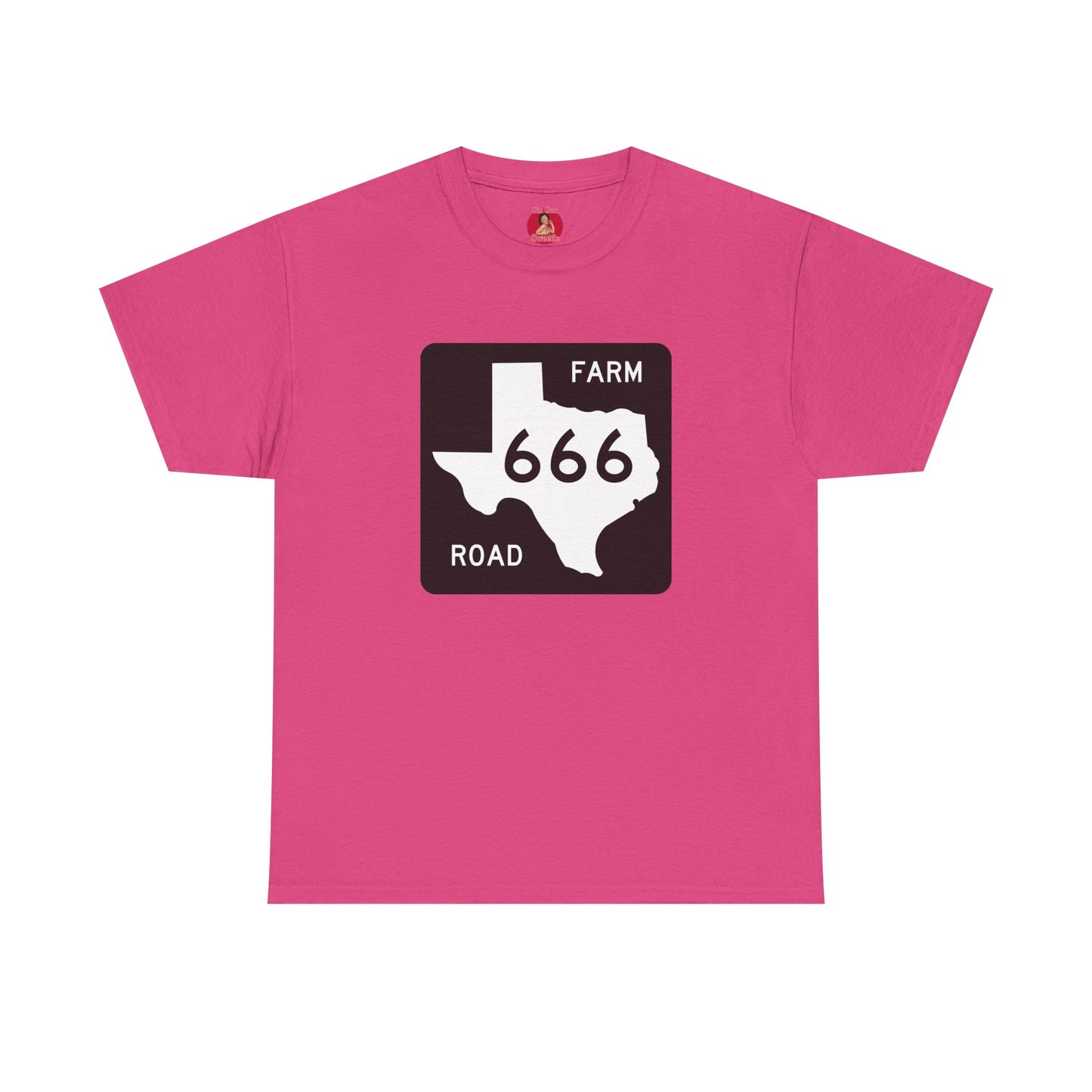 Texas Farm Road 666 Sign, Highway to Hell, Hail Satan Unisex T-shirt
