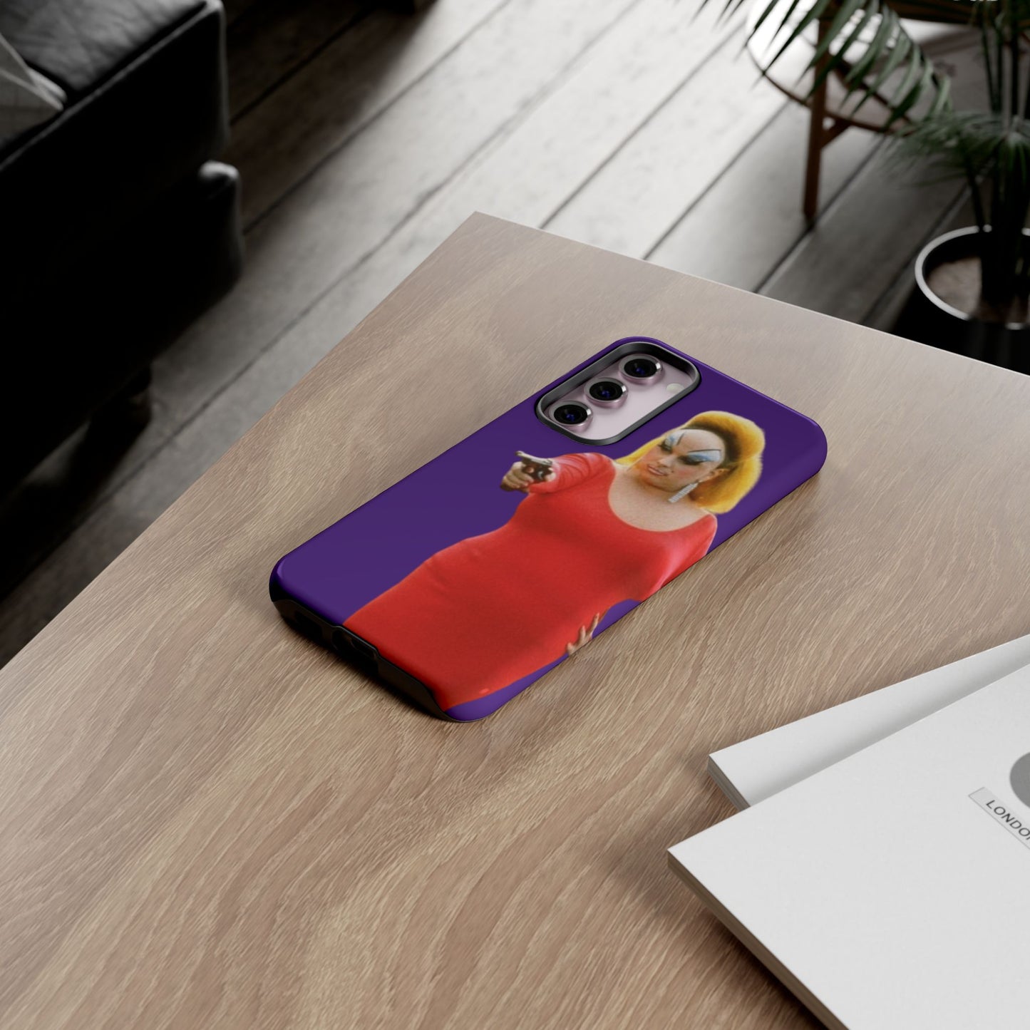 Divine Pink Flamingos John Waters Samsung Galaxy phone case