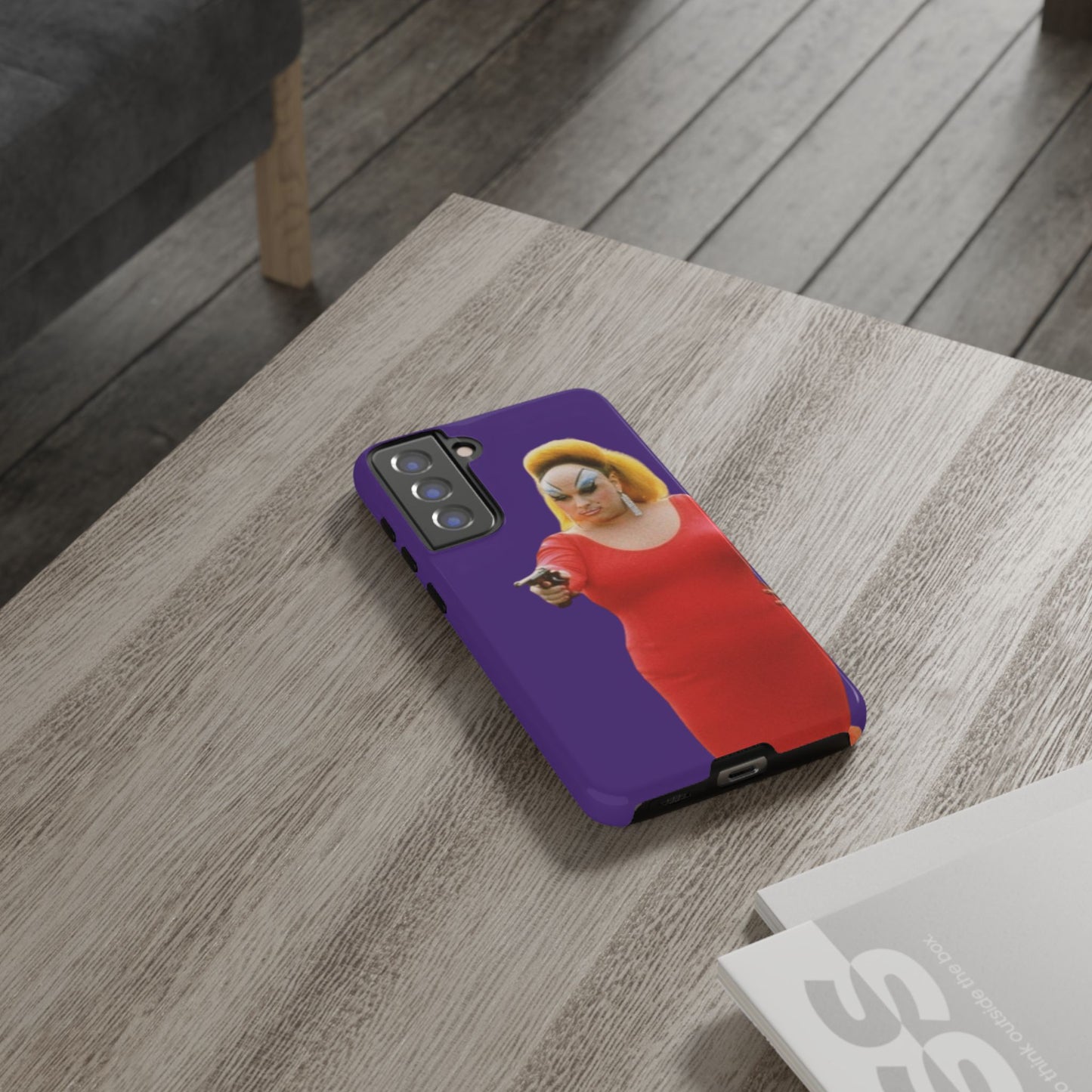 Divine Pink Flamingos John Waters Samsung Galaxy phone case
