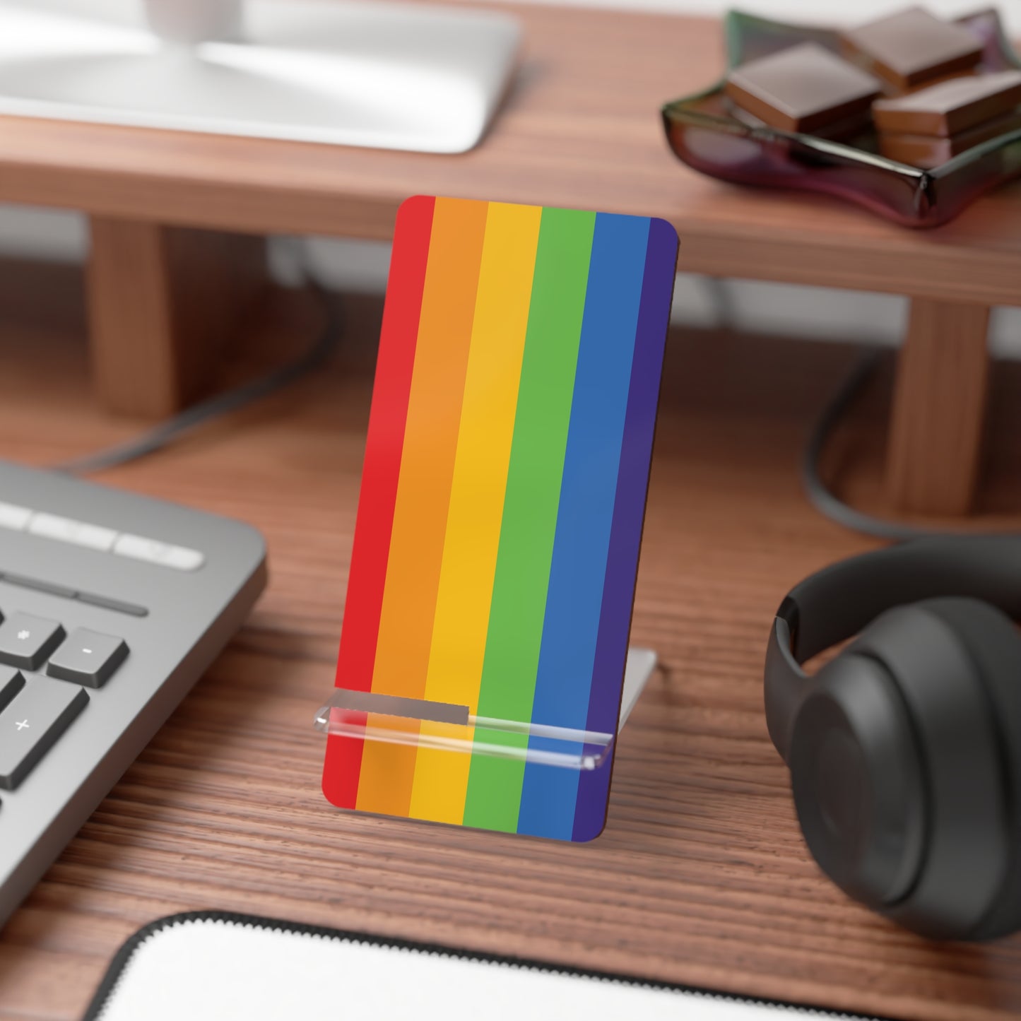 Phone Stand - Rainbow Pride LGBTQIA Design