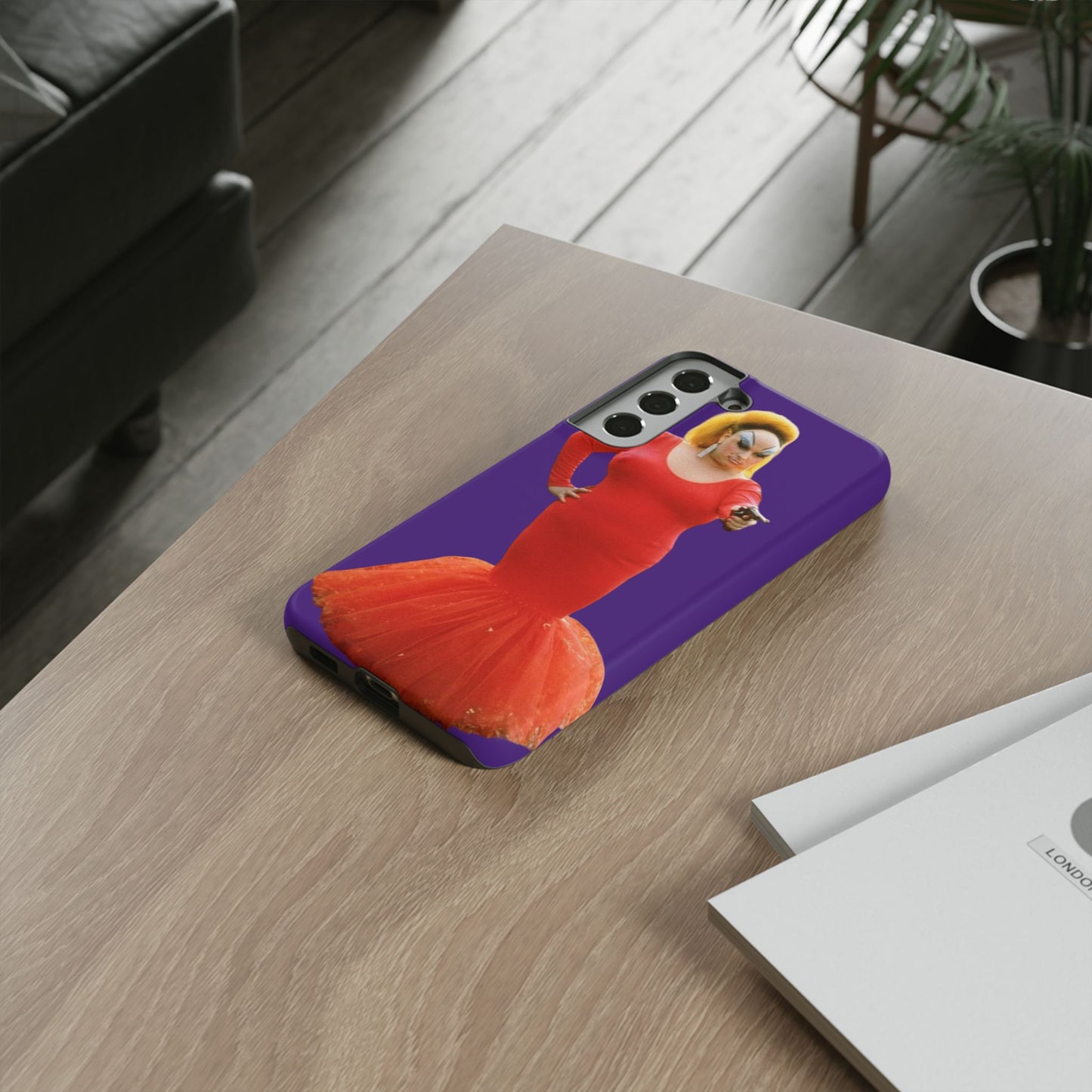 Divine Pink Flamingos John Waters Samsung Galaxy phone case