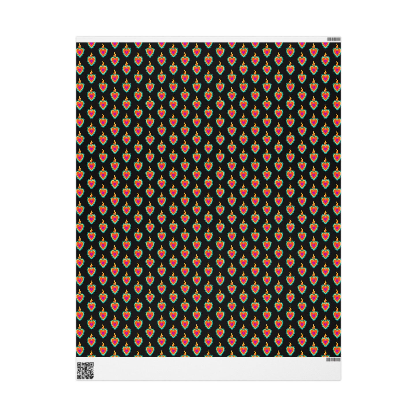 Sacred Heart Design wrapping paper
