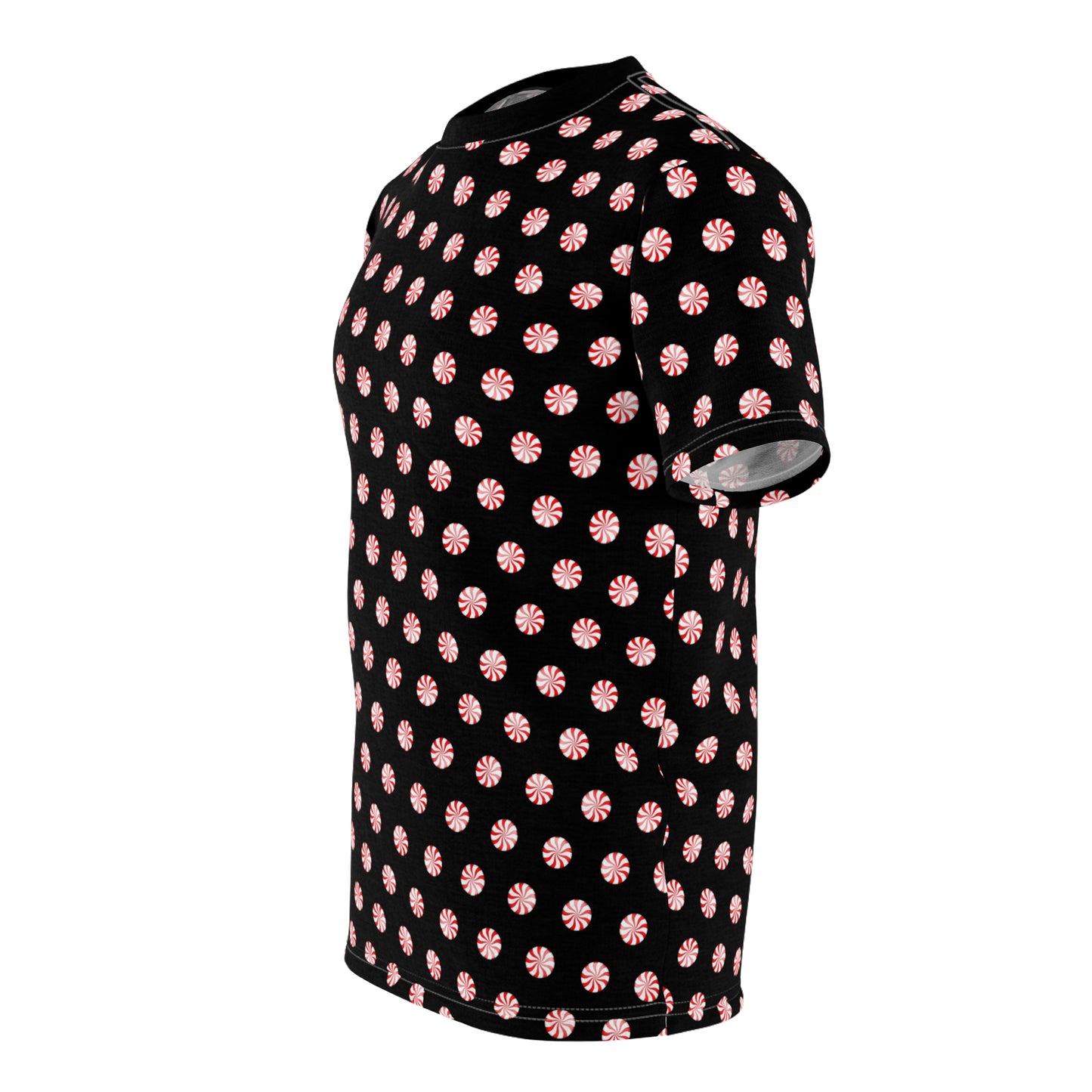 Polka Dot Unisex Tee - Peppermint Candy Design