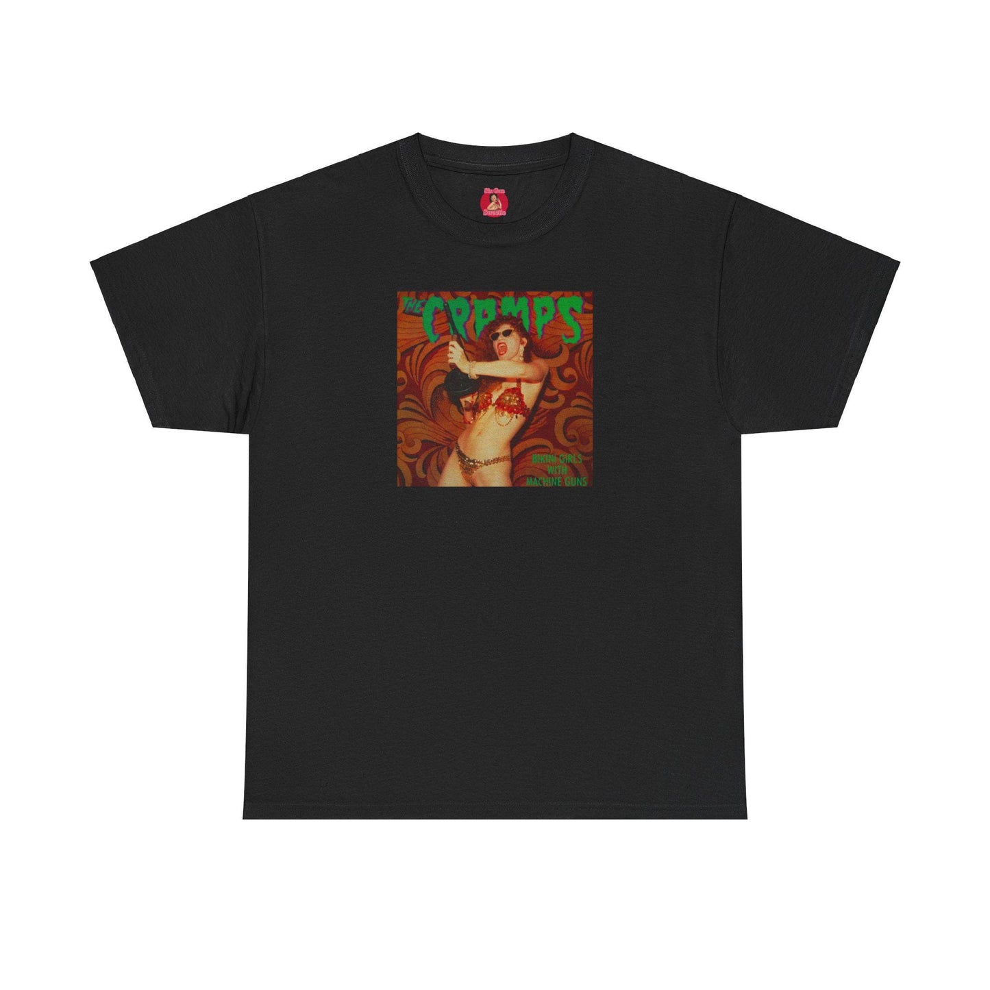 The Cramps Poison Ivy Bikini Girls With Machine GunsT-shirt, Vintage Rockabilly, Vintage Punk Rock