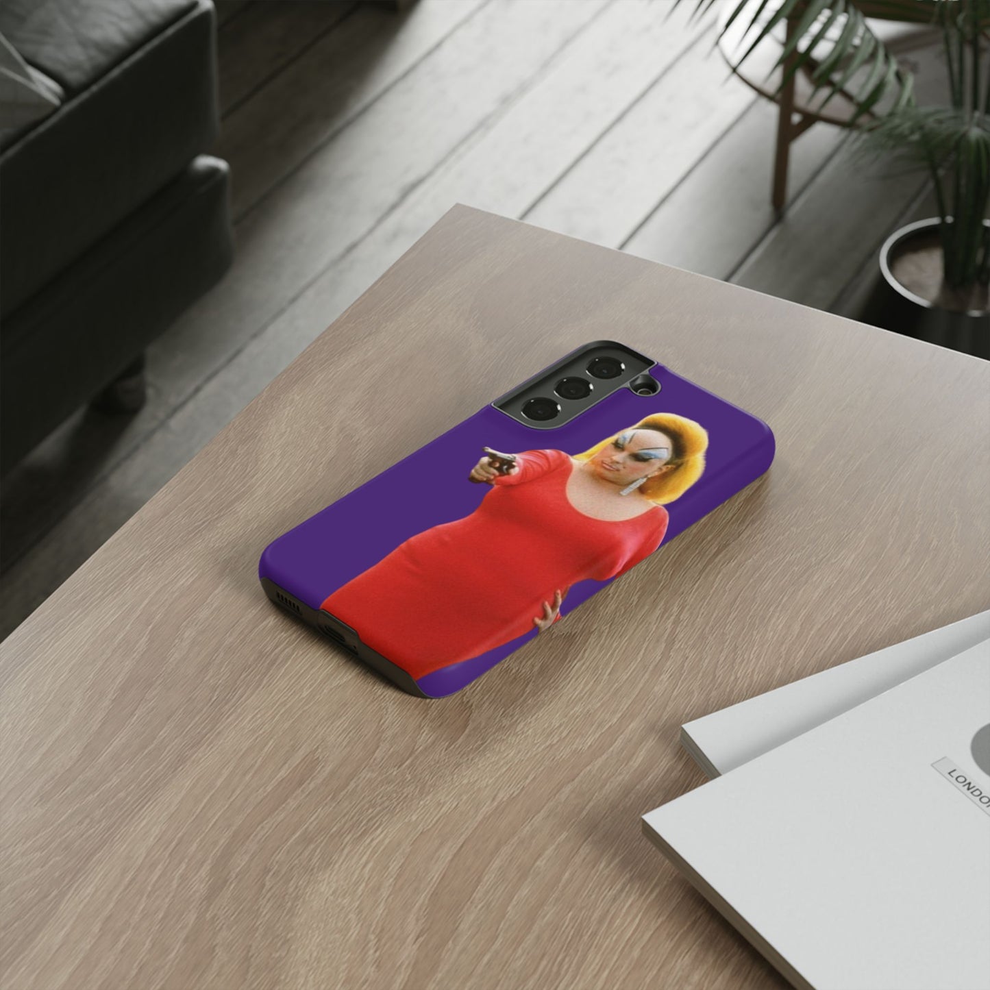 Divine Pink Flamingos John Waters Samsung Galaxy phone case