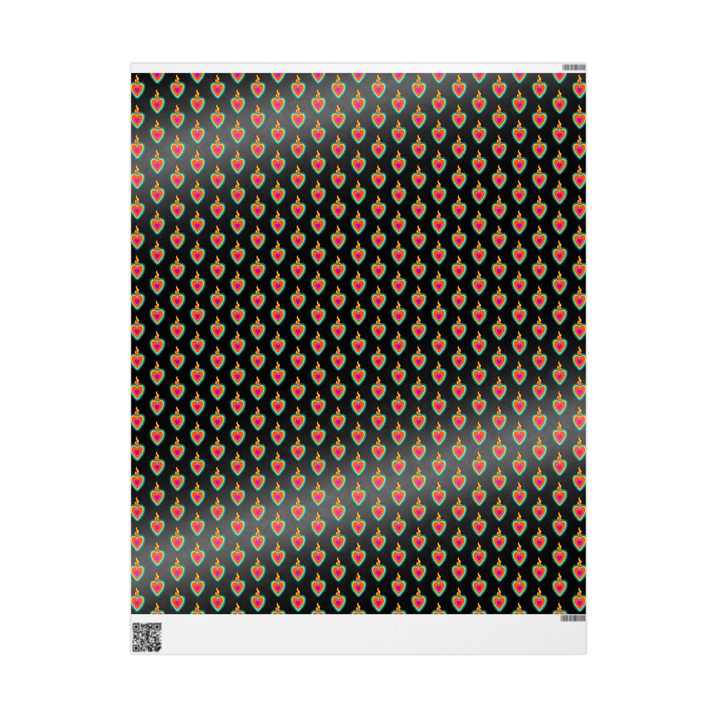 Sacred Heart Design wrapping paper