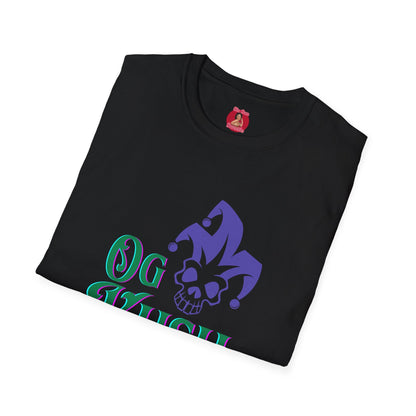 Stoner OG Kush T-shirt for pot smokers 420 hippie vintage t shirt cannabis strain legal marijuana cool black skull jester unisex  tshirt