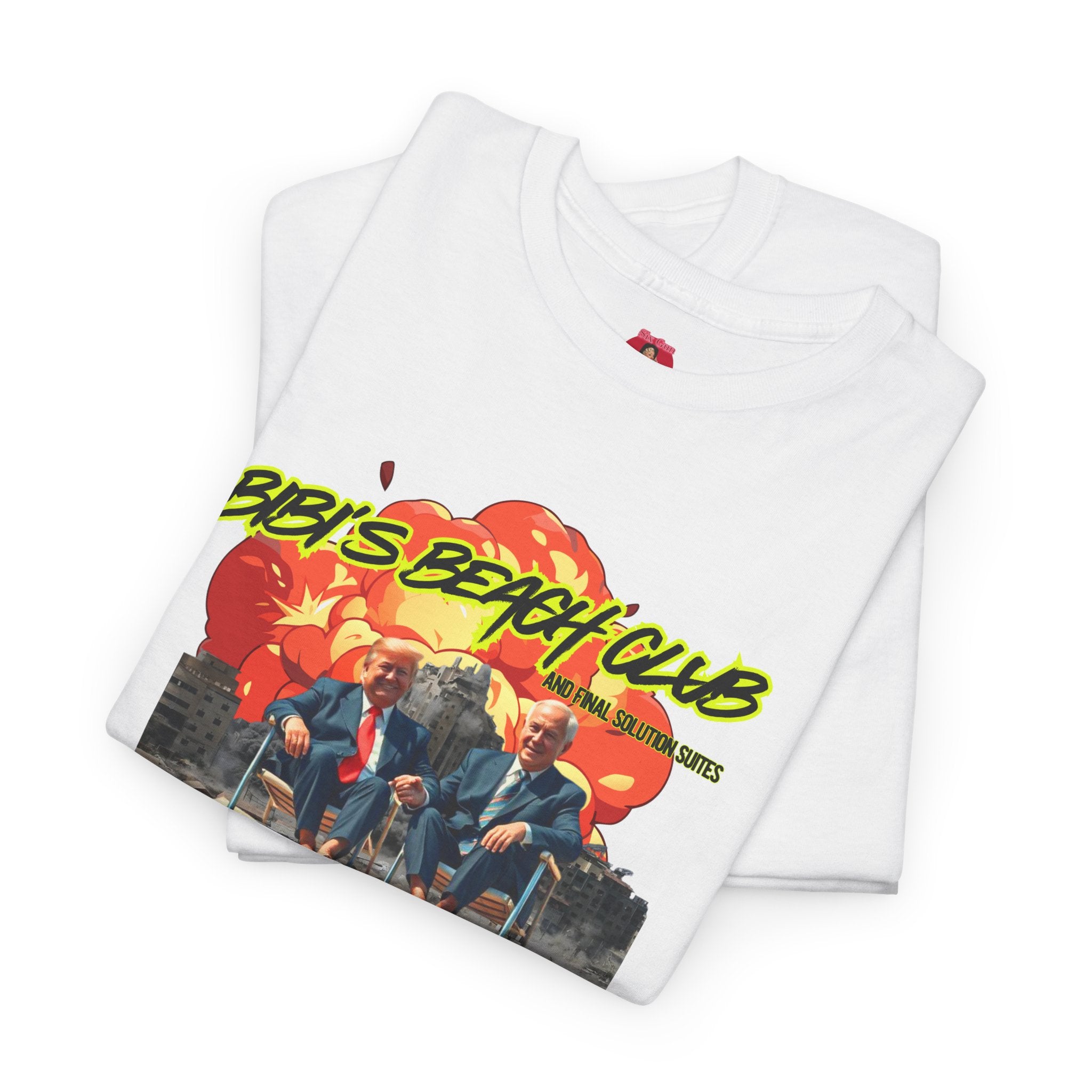 Graphic Tee Bibi's Beach Club Satirical Shirt