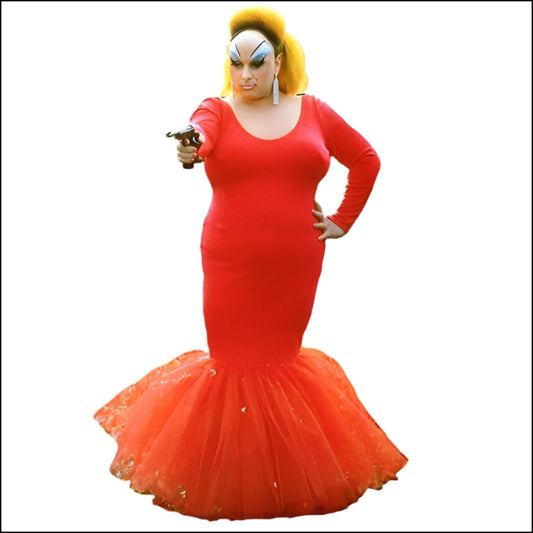 Acrylic Ornament, Divine from Pink Flamingos, John Waters Cult Classic Film, Custom Christmas Decoration, Unique Holiday Gift, LGBTQ+