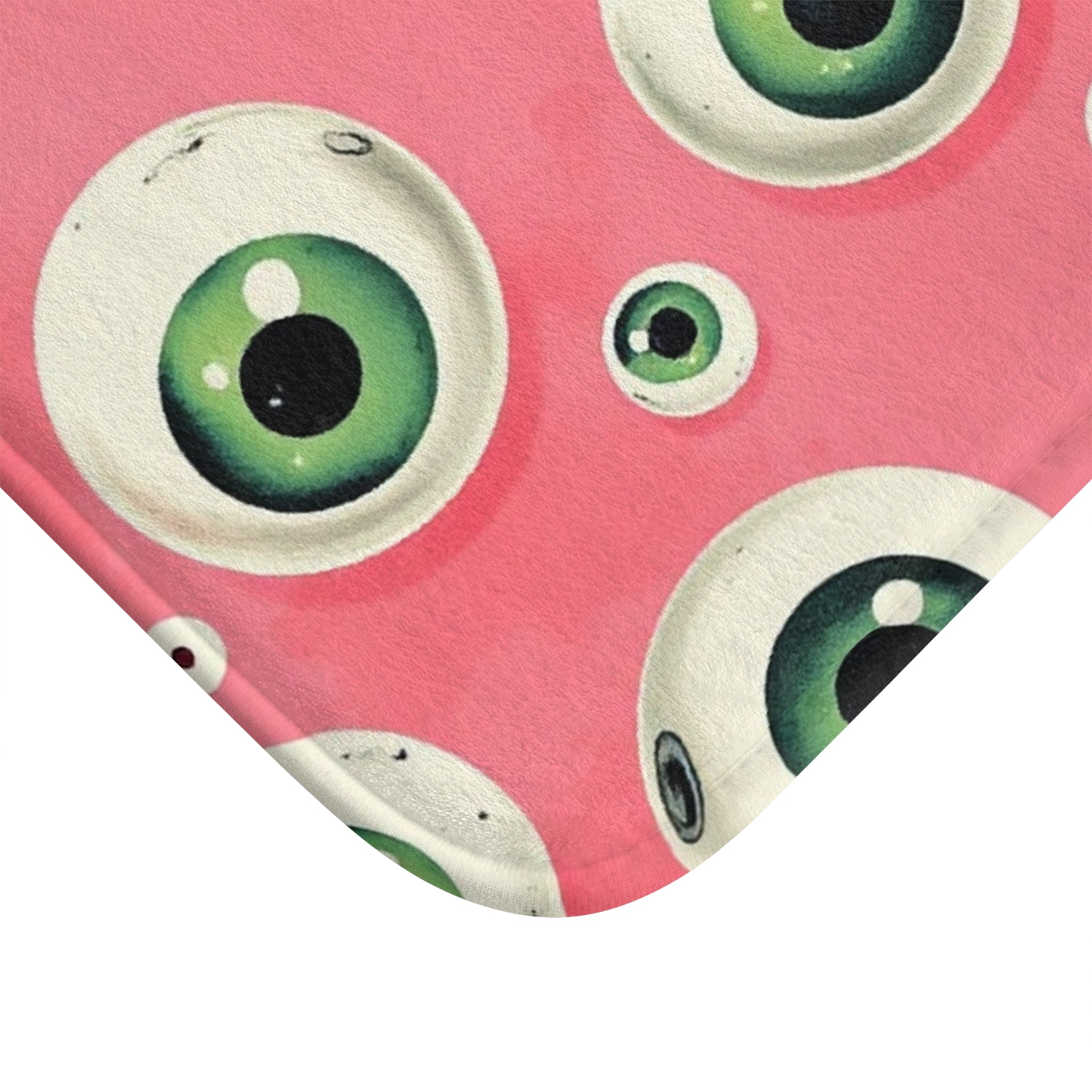 Eyeball Bath Mat - Quirky Pink Design