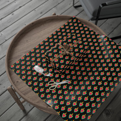Sacred Heart Design wrapping paper