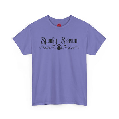 T-Shirt Spooky Season Black Kitty Tribal Unisex Tee