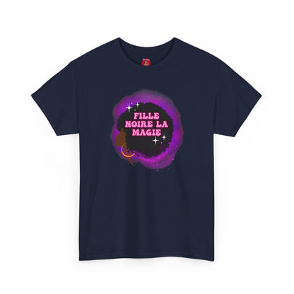 Black Girl Magic Unisex Tee, French Magie des Filles Noires, Afro, Black Excellence, Black History Shirt, Gift for Women and Girls,