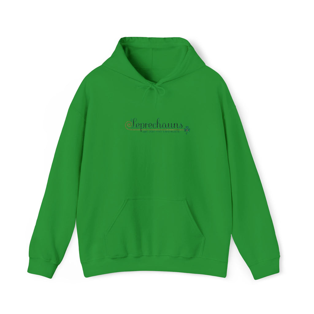 Leprechauns Are My Favorite People Hoodie — St. Patrick’s Day Shamrock Sweatshirt-Embroidery