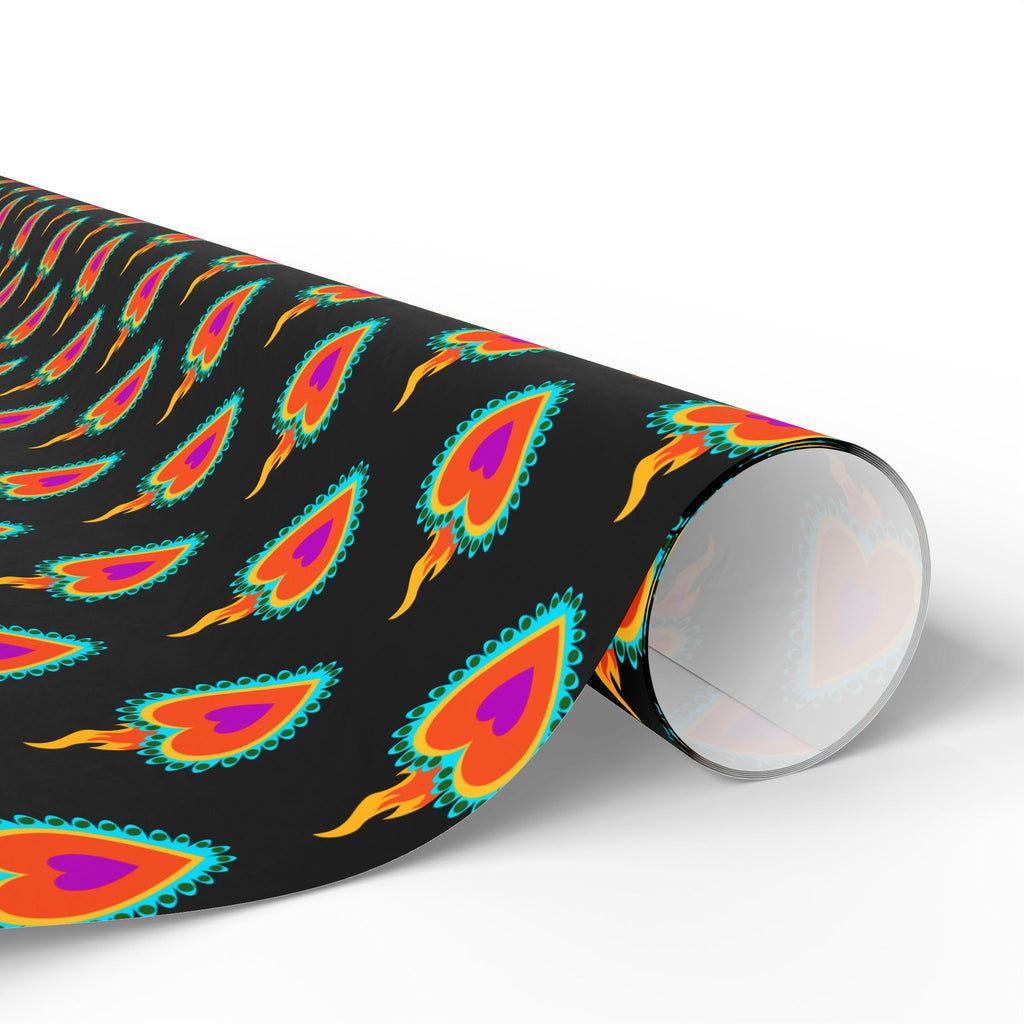 Sacred Heart Design wrapping paper