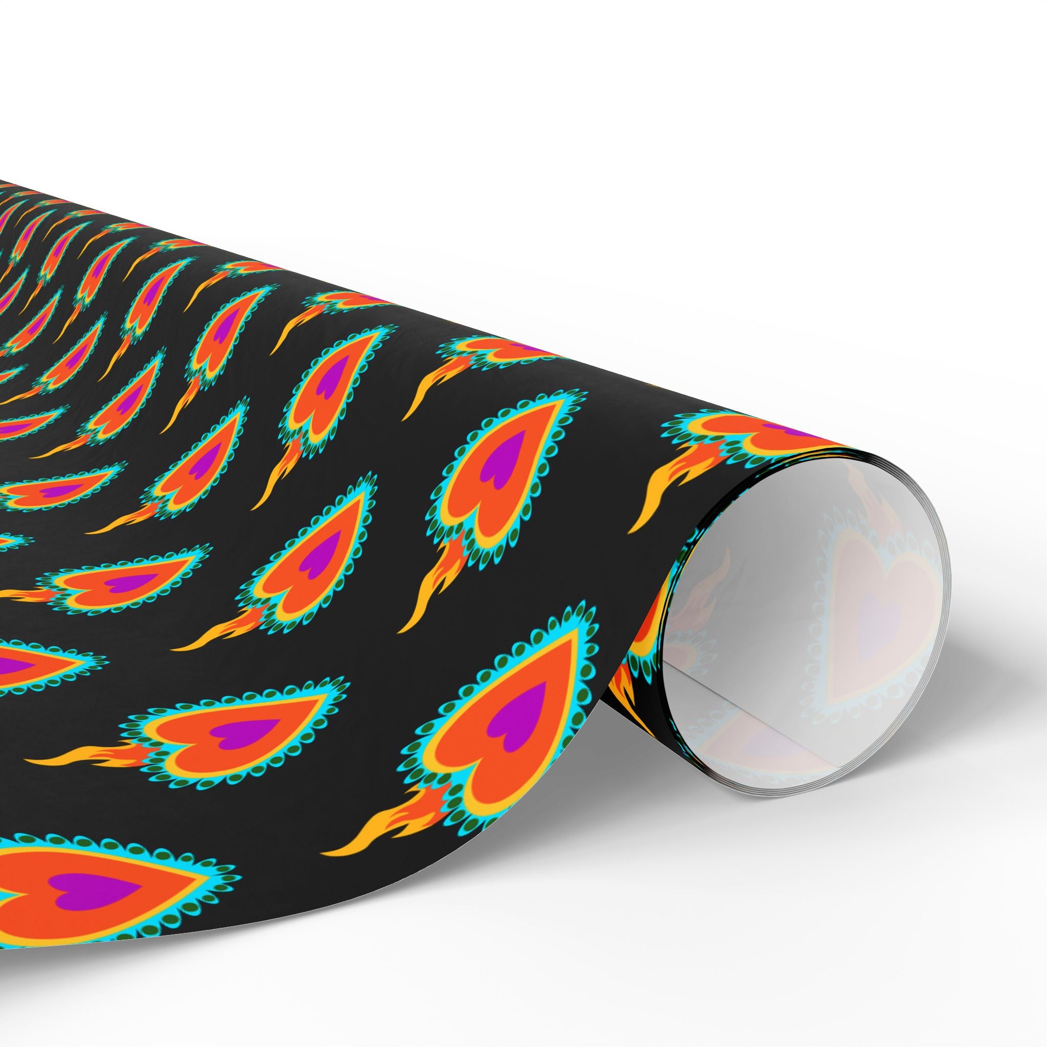 Sacred Heart Design wrapping paper