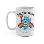 Mug 15oz - Antifa Bear Resistance Rainbow Coffee Cup