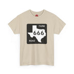 Texas Farm Road 666 Sign, Highway to Hell, Hail Satan Unisex T-shirt