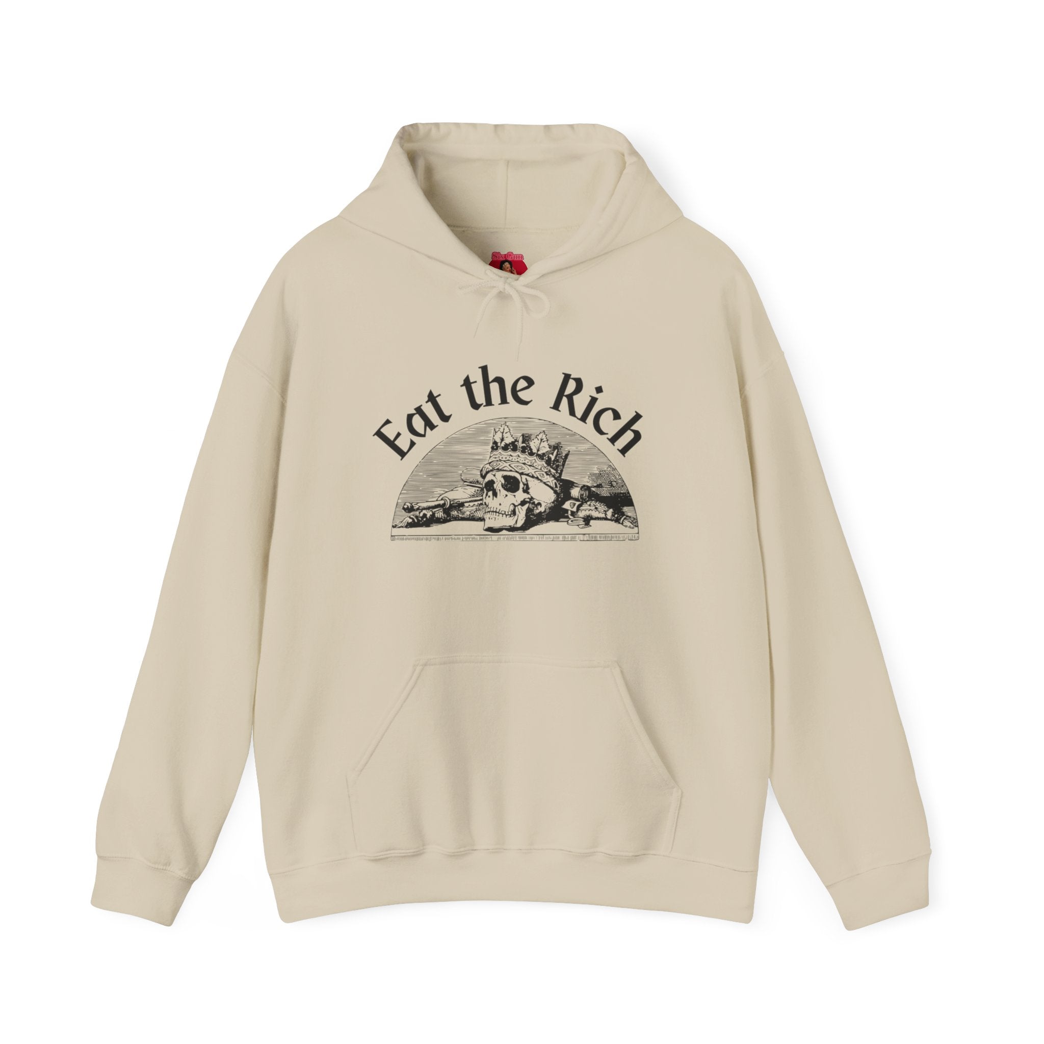 Cozy Eat the Rich Unisex Heavy Blend™ Hooded Sweatshirt blank - Perfect for Every Occasion