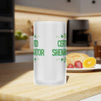 Certified Shenanigator Frosted Beer Mug — St. Patrick's Day Party Glass