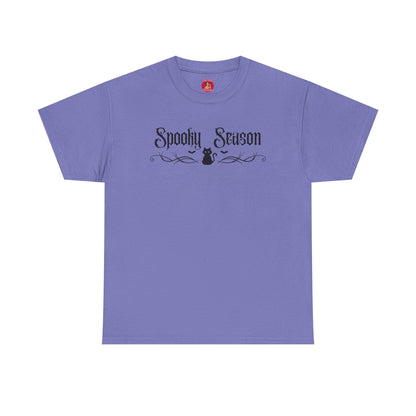 T-Shirt Spooky Season Black Kitty Tribal Unisex Tee