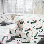 Wrapping Papers, Krampas Themed Christmas Gift Wrap, Modern Clean Unique Design, Goth Xmas, Holiday Presents, Festive Decor, Gothic Wrapping