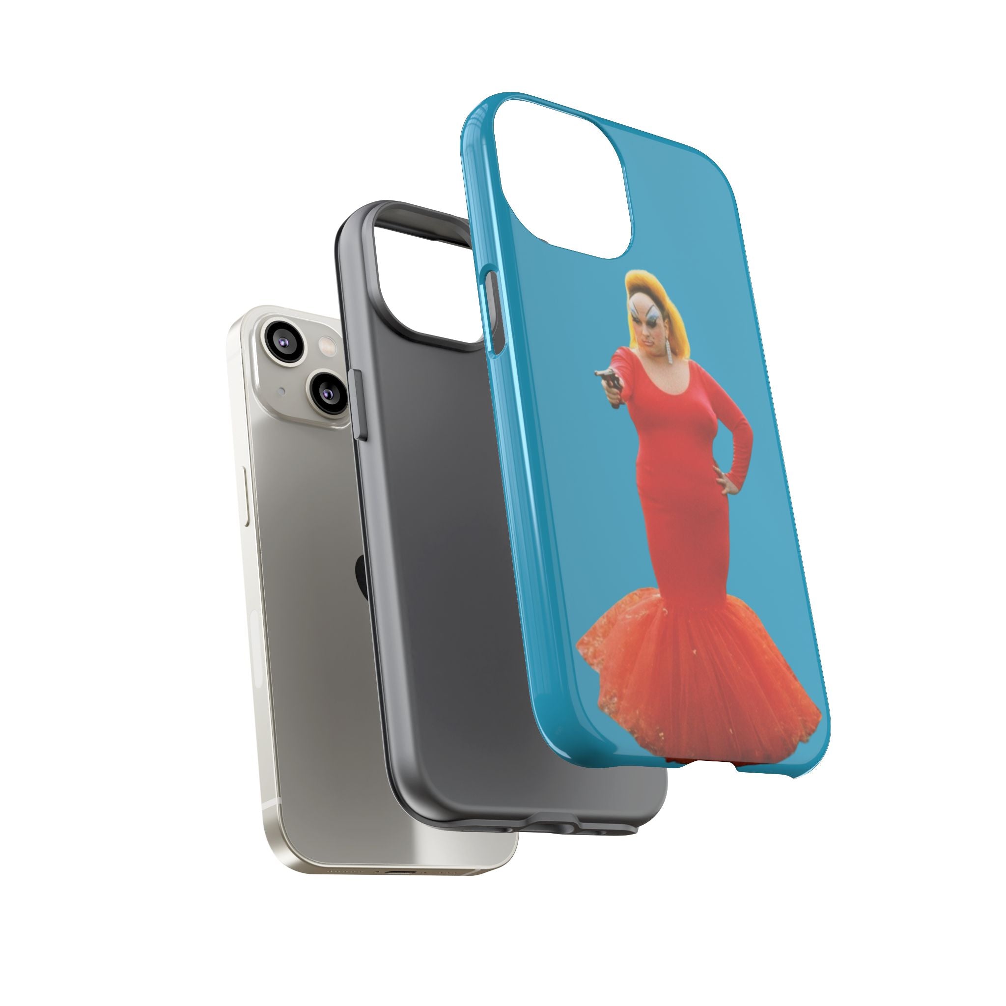Divine Pink Flamingos John Waters iPhone Case, iPhones 14 & 15