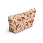 Accessory Pouch - Vintage Cowgirl Pattern