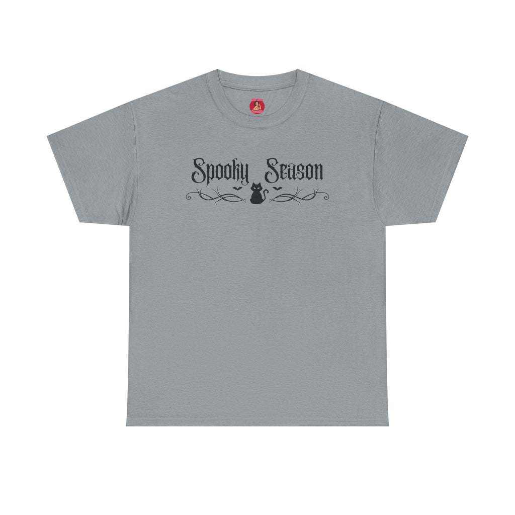 T-Shirt Spooky Season Black Kitty Tribal Unisex Tee