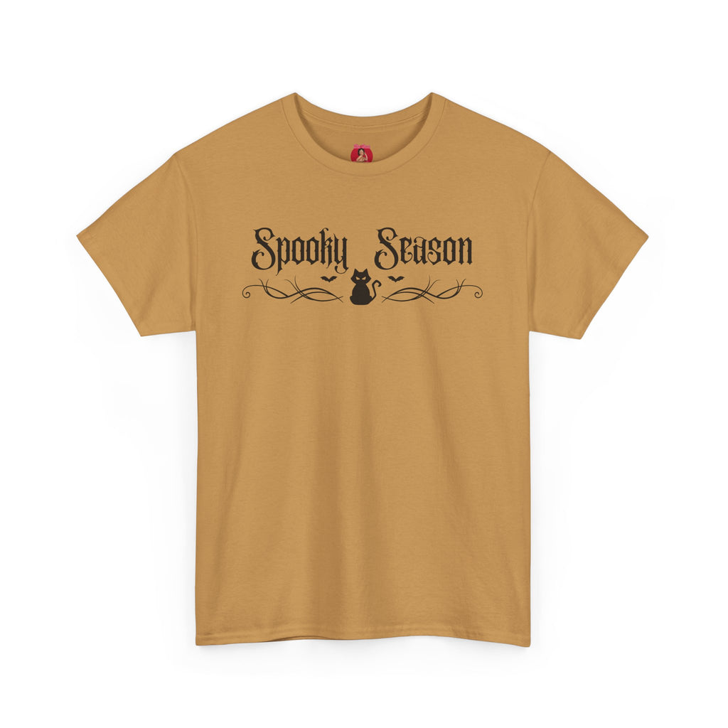 T-Shirt Spooky Season Black Kitty Tribal Unisex Tee