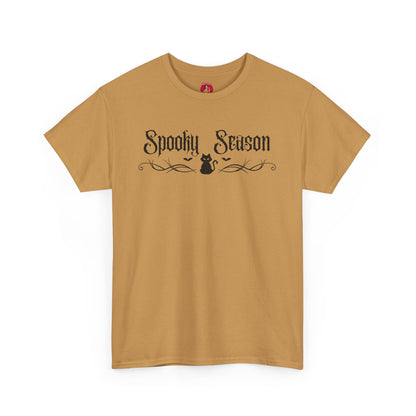 T-Shirt Spooky Season Black Kitty Tribal Unisex Tee