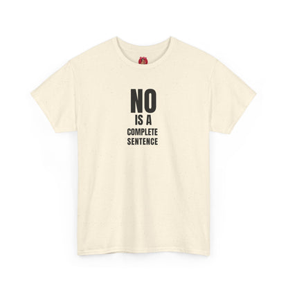 No is a complete sentence.