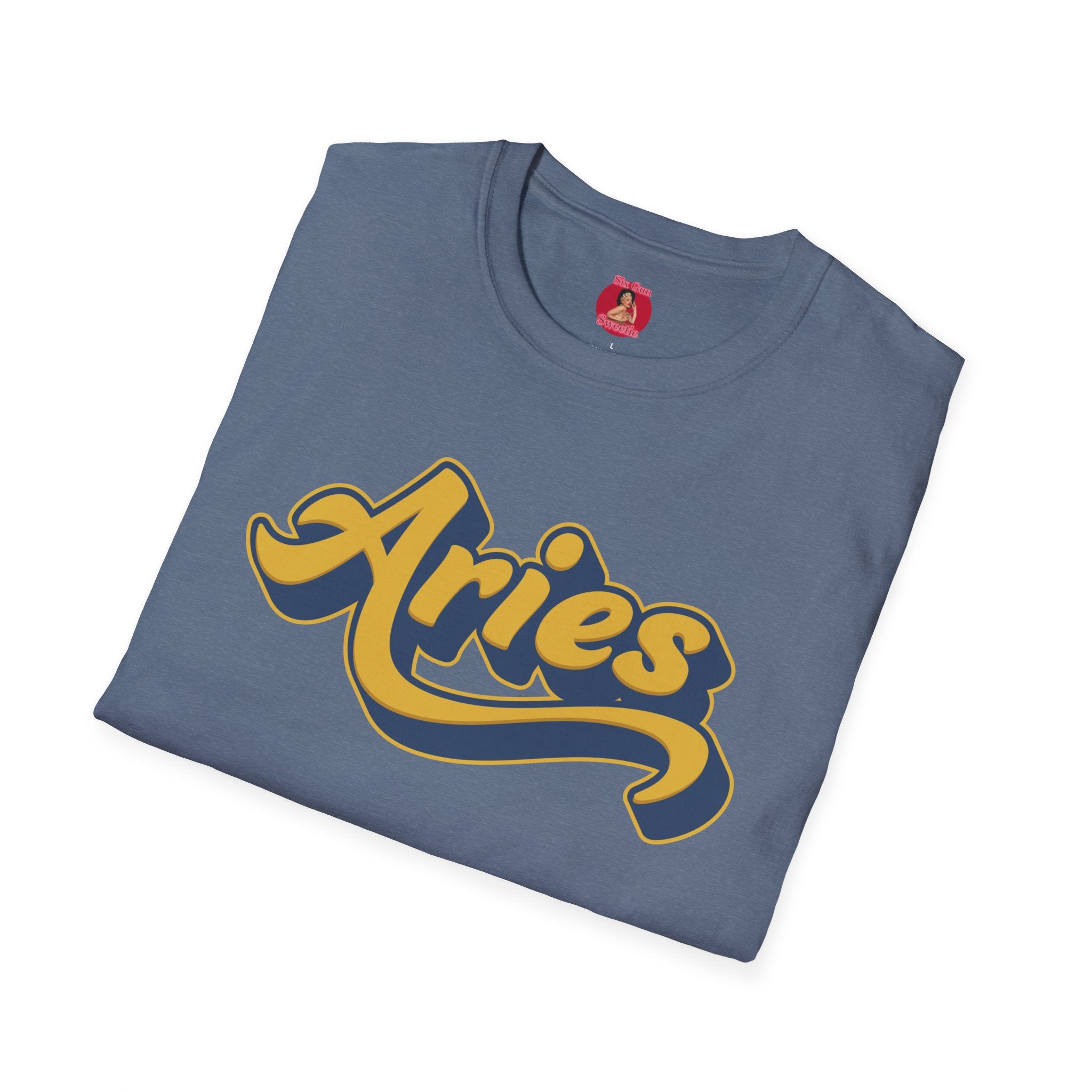 Aries zodiac sign crew neck T-shirt